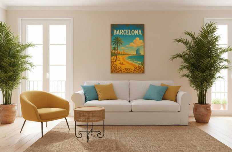 Spain, Barcelona, Beach, Sun