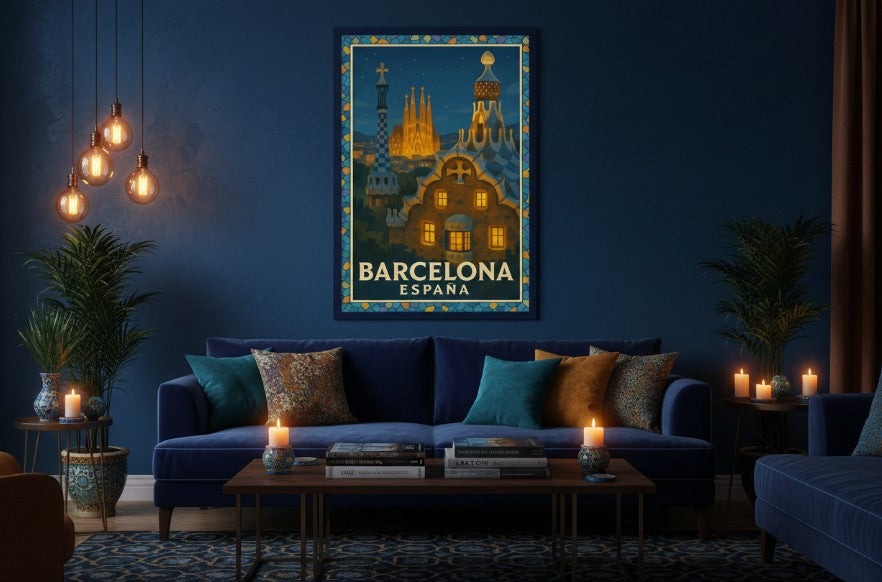 Spain, Barcelona, Night Fam