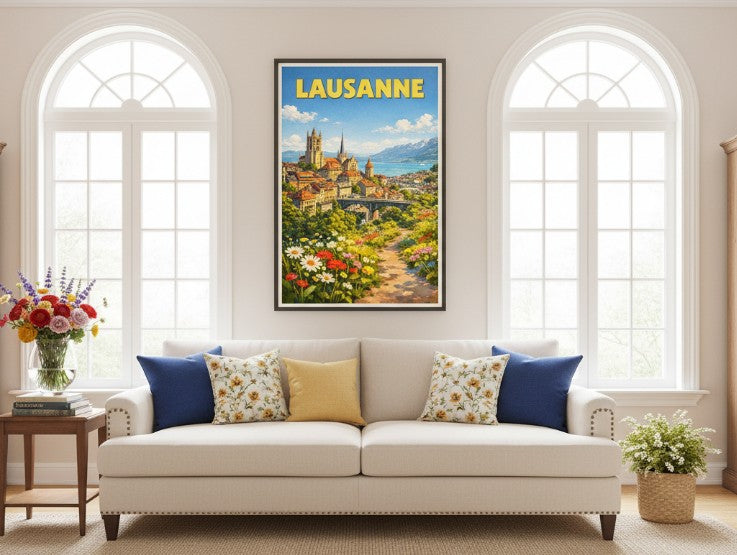 Switzerland, Lausanna - City Flowers