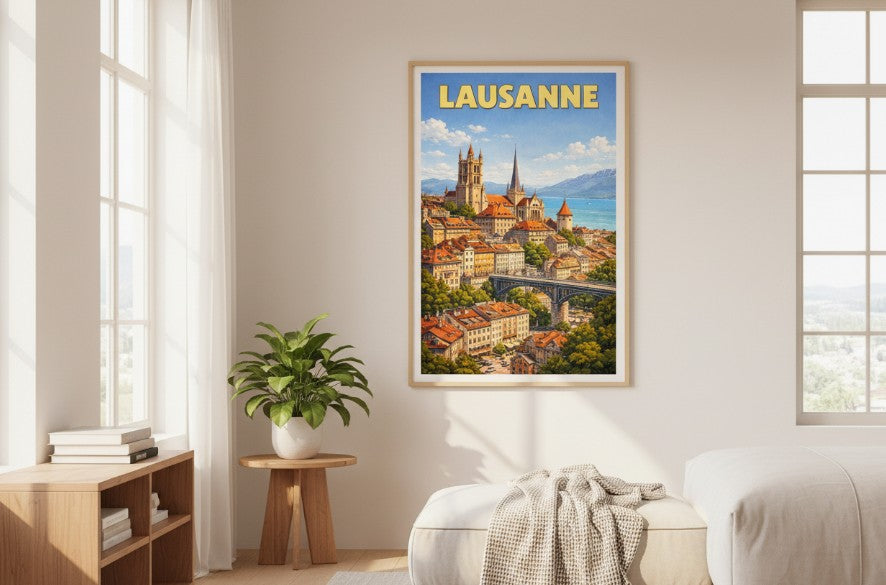 Switzerland, Lausanne - City Summer