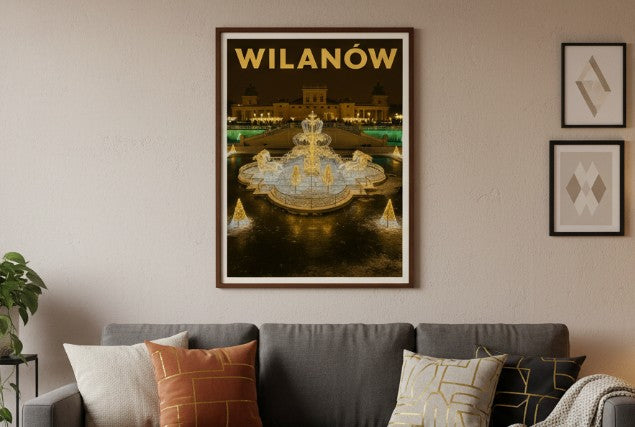 Warsaw, Poland - Wilanow Night Lights