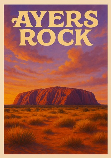 Australia, Ayers Rock, Sunset
