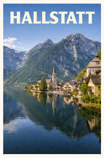 Austria, Hallstatt - Sun Lake