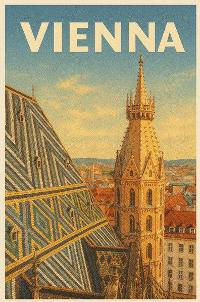 Austria, Vienna - Historic Rooftops