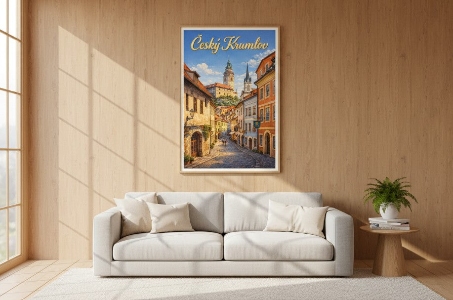 Czech Republic, Cesky Krumlov - Day Town