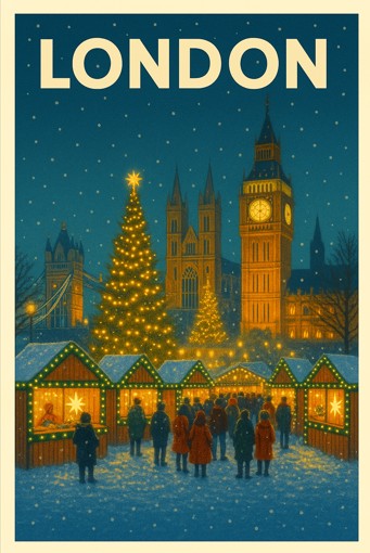 England, London - Christmas Market