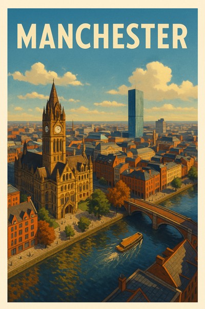 England, Manchester - City Scape