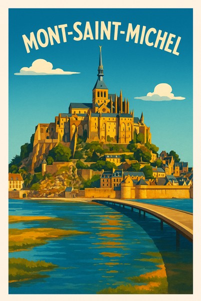 France, Normandy - Mont-Saint-Michel