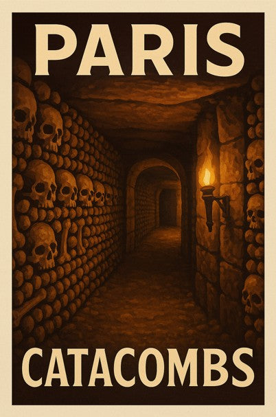 France, Paris - Catacombs Walk