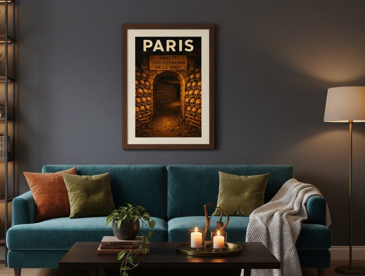 France, Paris - Catacombs Poster