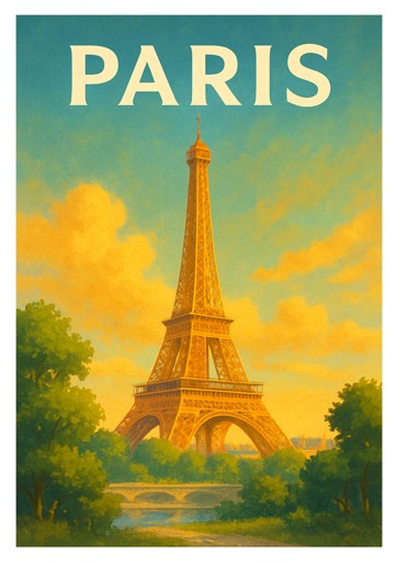 France, Paris, Eiffel Sun