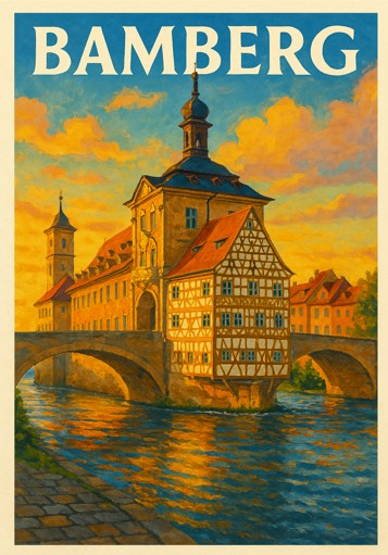 Germany, Bamberg, Sunset