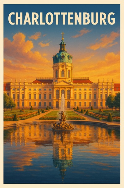 Germany, Berlin - Charlottenburg Sunset