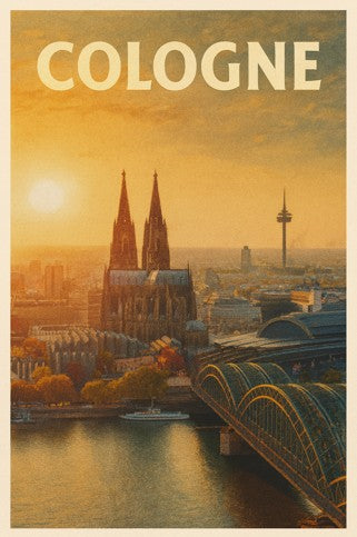 Germany, Cologne - Sunset