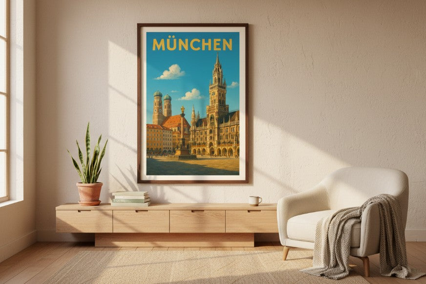 Germany, Munich - Marienplatz Sun