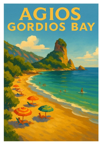 Greece, Agios, Gordios Bay