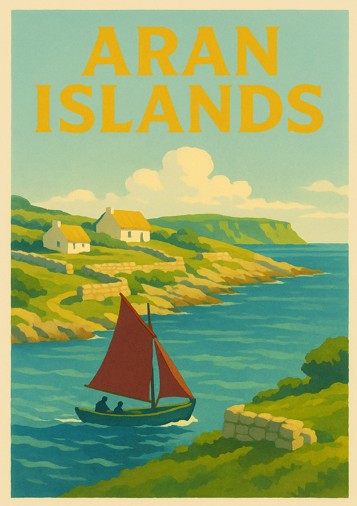 Ireland, Aran Island, Coast
