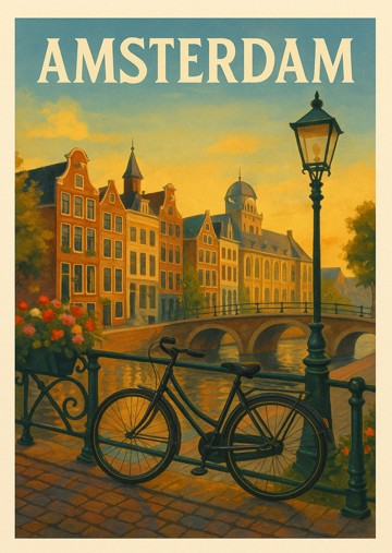 Netherlands, Amsterdam, River Bike