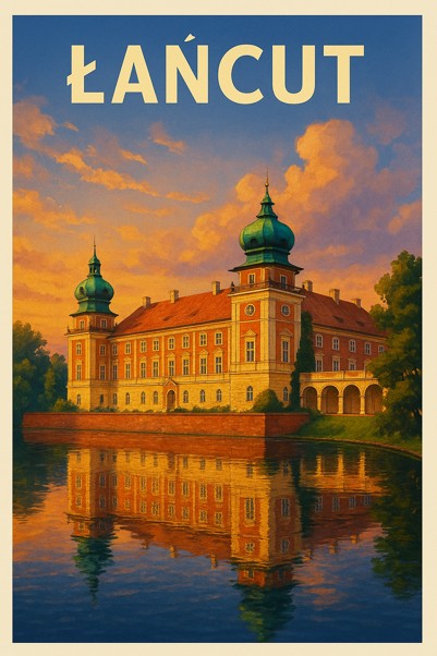 Poland, Lancut - Castle Sunset