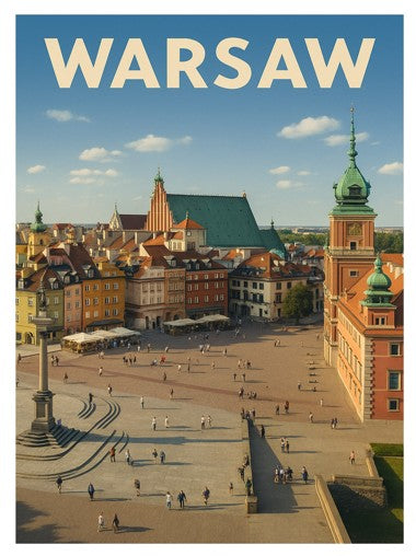 Poland, Warsaw, Old Town Day