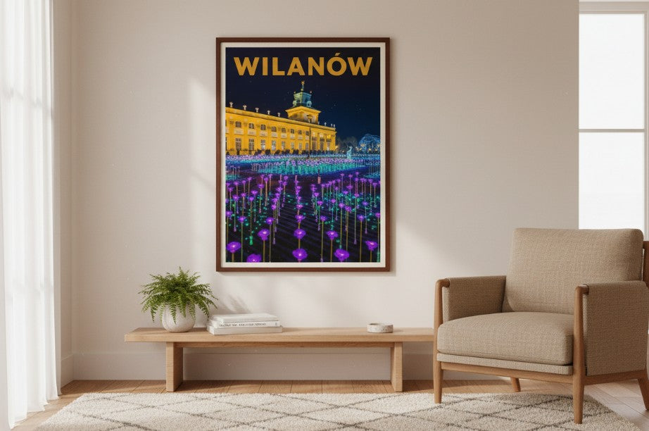 Poland, Warsaw, Wilanow, Lights