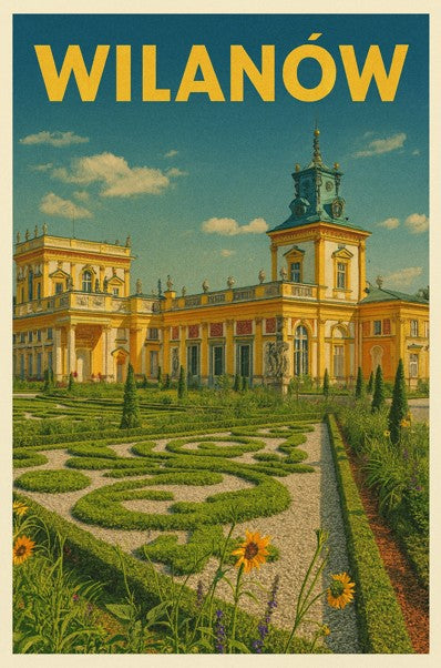 Poland, Wilanow - Palace Sun