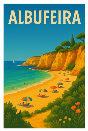 Portugal, Albufeira, Beach