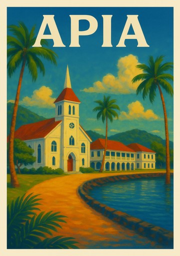 Samoa, Apia, Beach