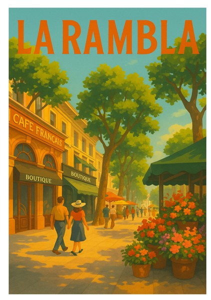 Spain, Barcelona, La Rambla